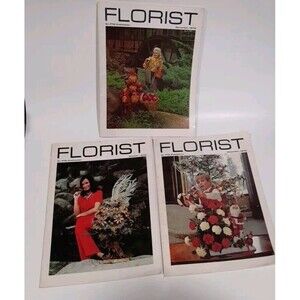 Vintage 1970 Florist Magazine Lot Of 3